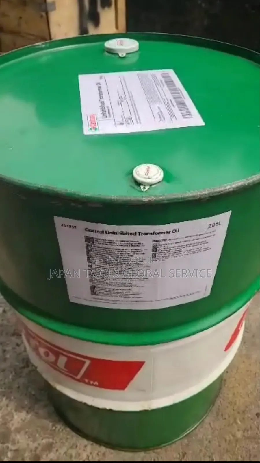 Castrol Uninhibited Transformer Oil (208l)