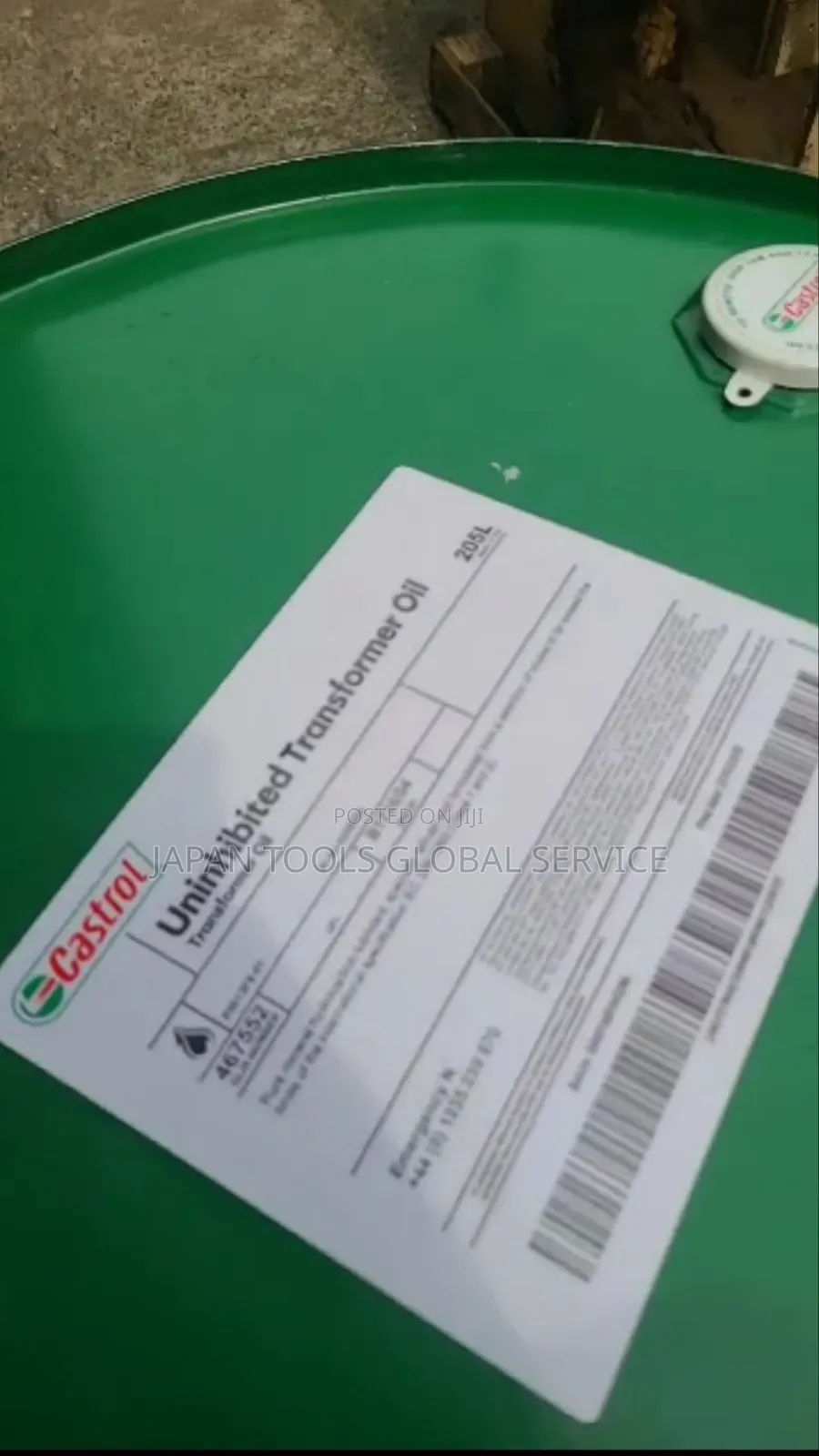 Castrol Uninhibited Transformer Oil (208l)