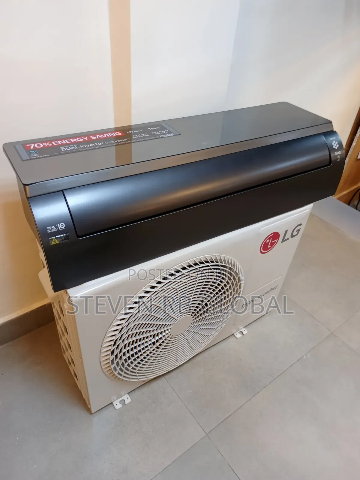 Lg 1.5hp Artcool Black Mirror Dual Inverter Split Ac | S4uq12jartb
