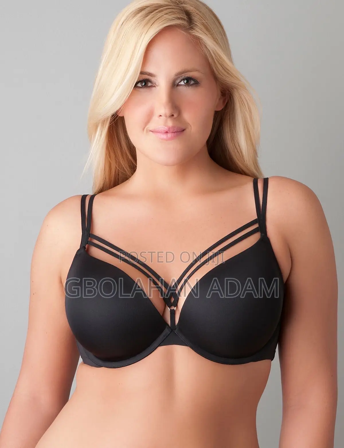 Strappy Cage-Style Push-Up Bra