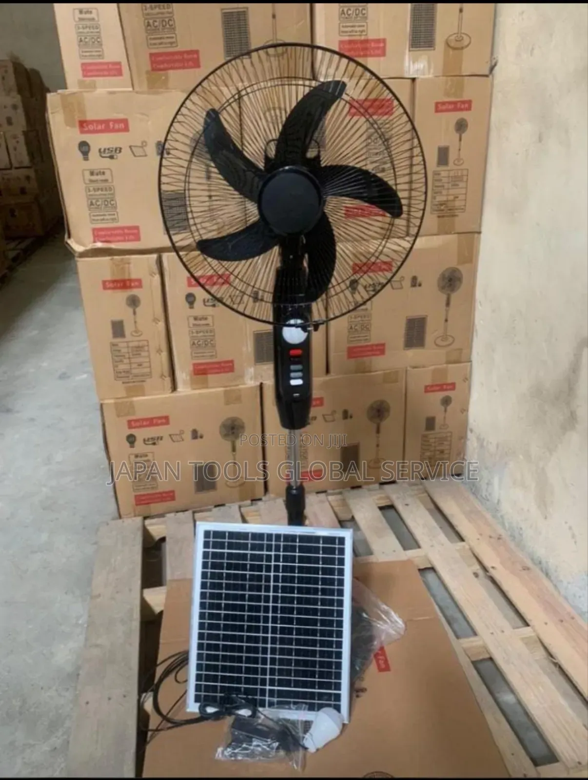 Electric Solar Fan