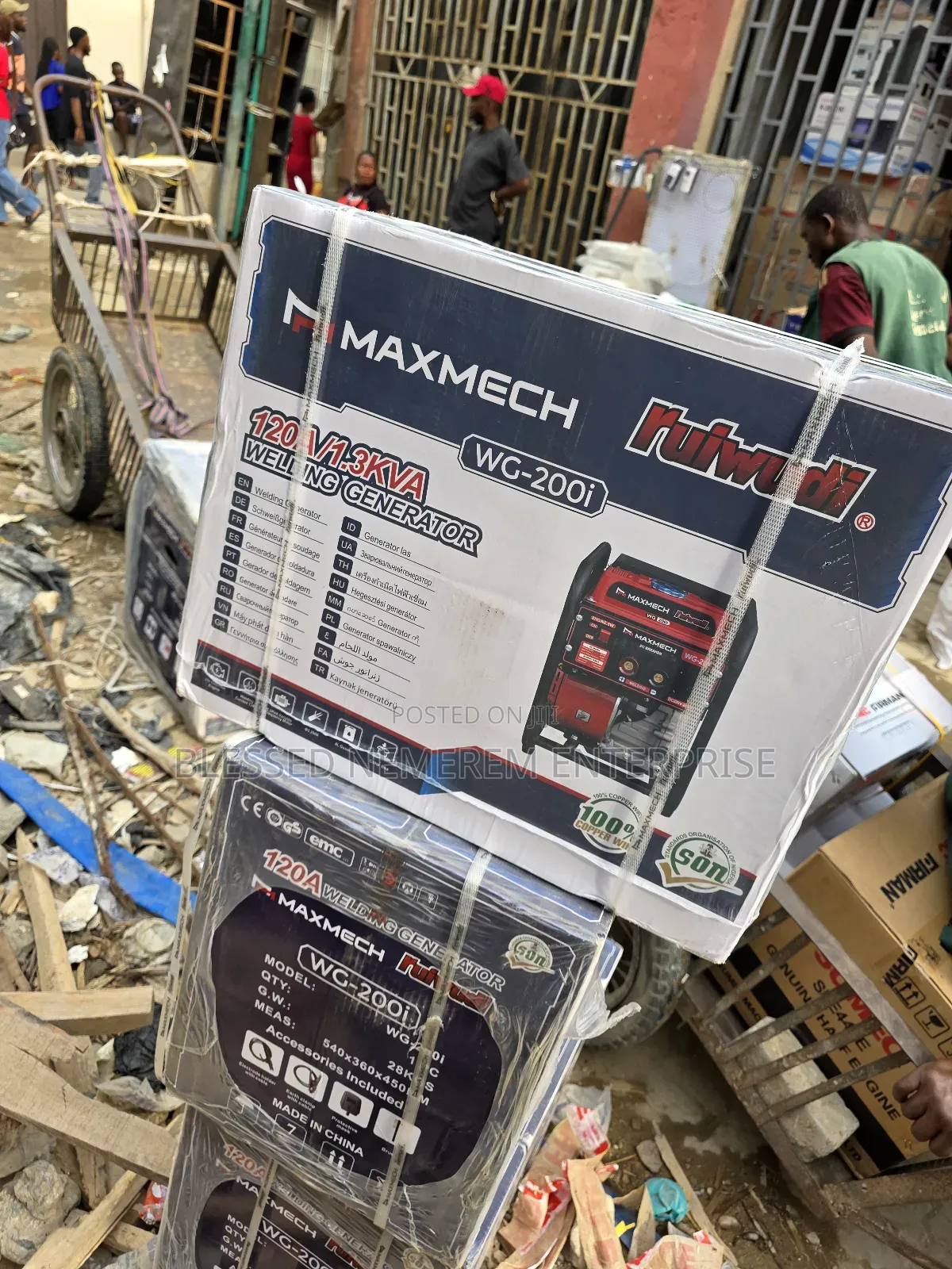 This Is Maxmech Welding Machine Inverter Petrol Gen Wg-200i (120a)
