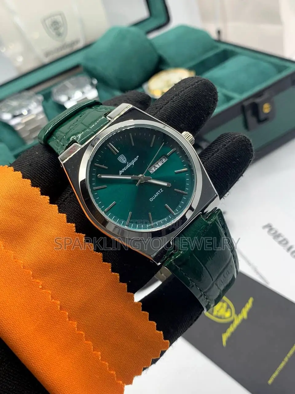 Premium Leather Poedagar Watch for Men