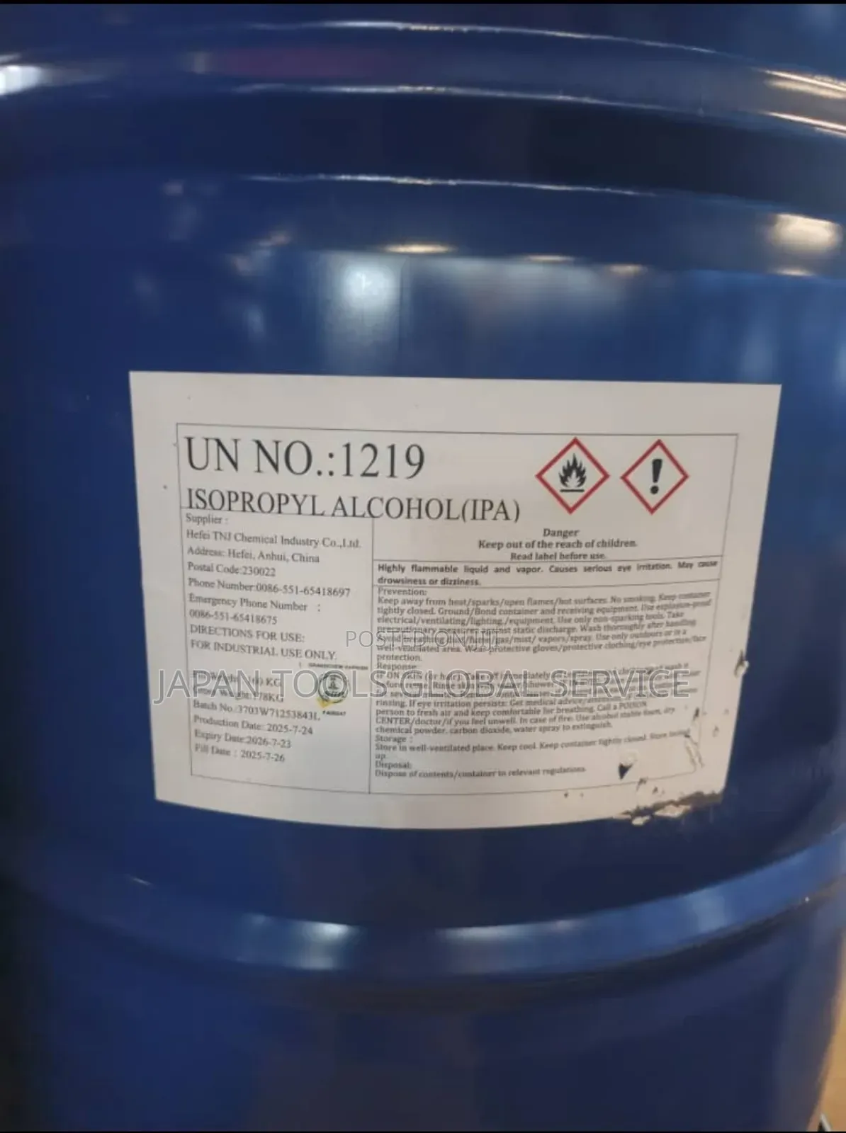 Isopropyl Alcohol (Ipa)