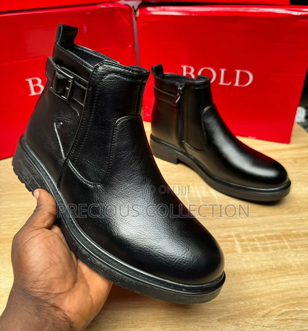 Men’S Bold Top Quality Ankle Boots