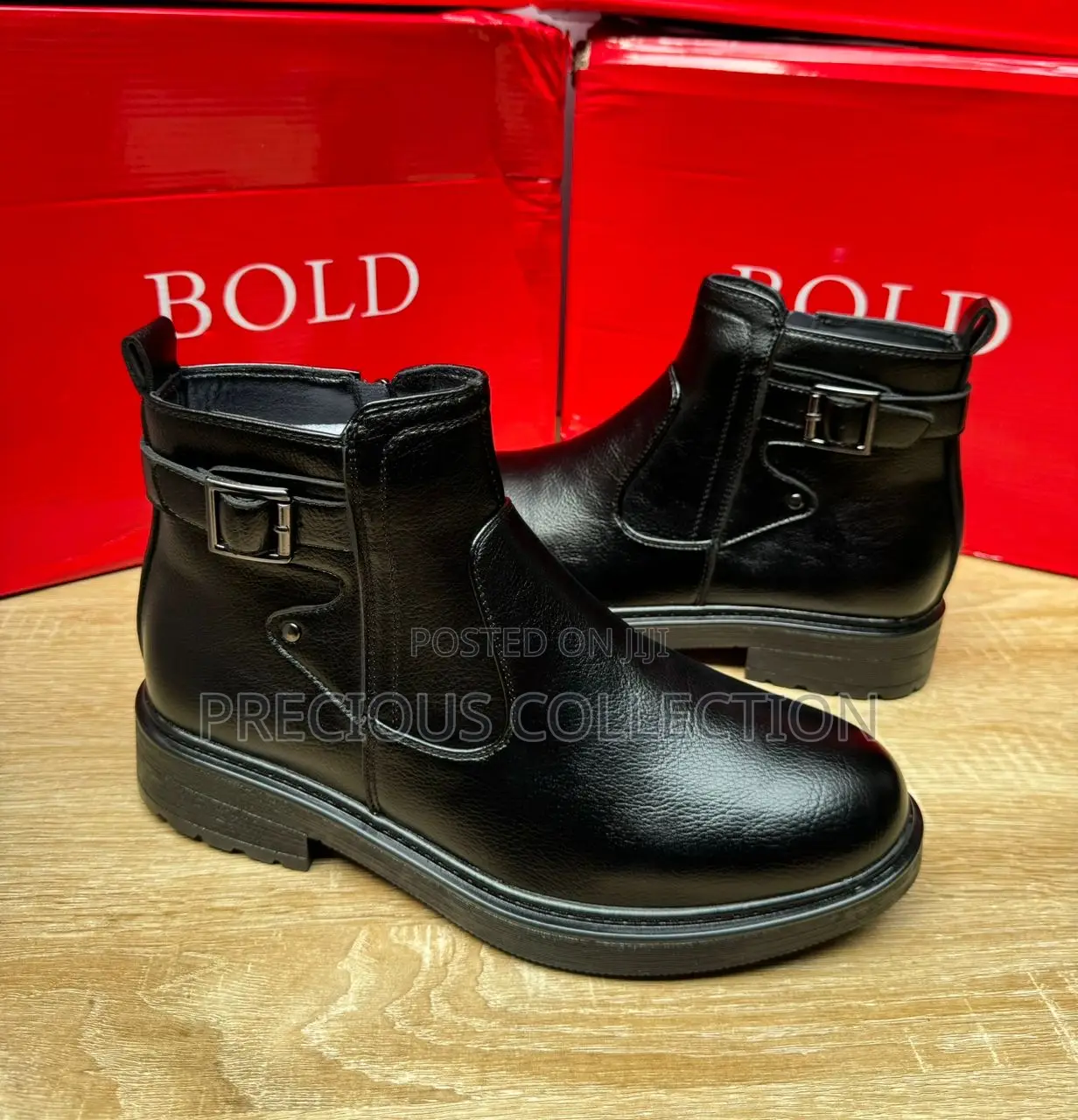 Men’S Bold Top Quality Ankle Boots