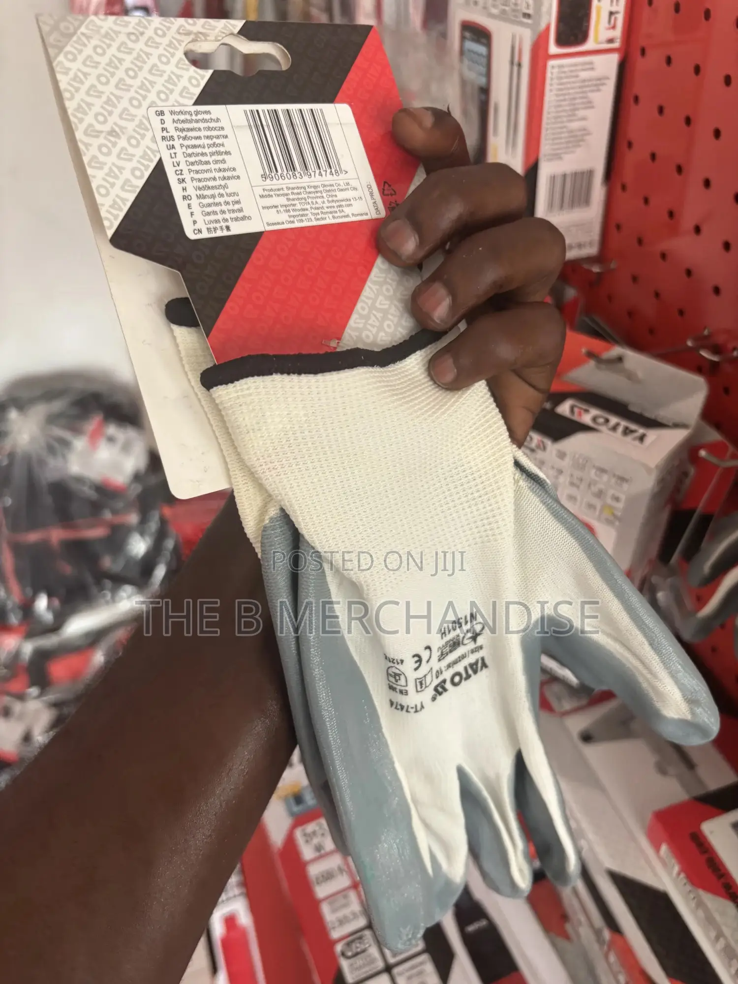 Yato Yt-7474 10” Working Gloves