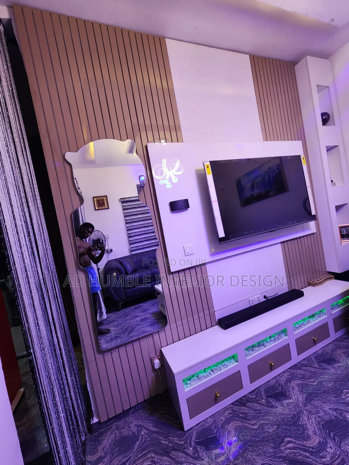 Tv Mount and Drawer