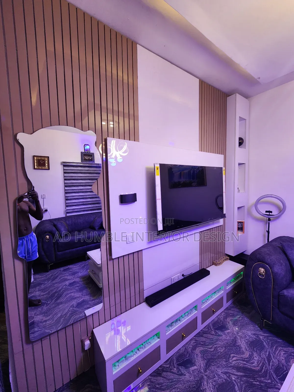 Tv Mount and Drawer