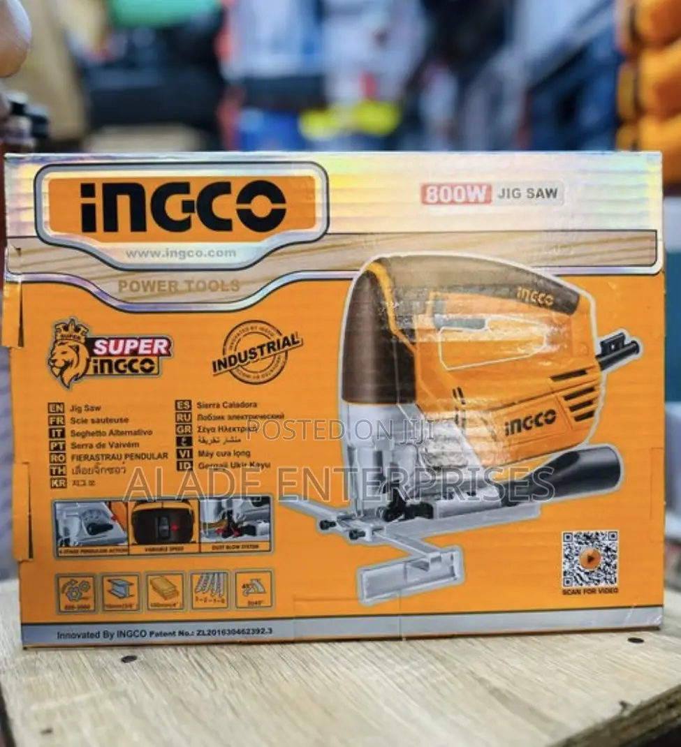 Ingco Jig Saw 800w With 4-step Pendulum Function