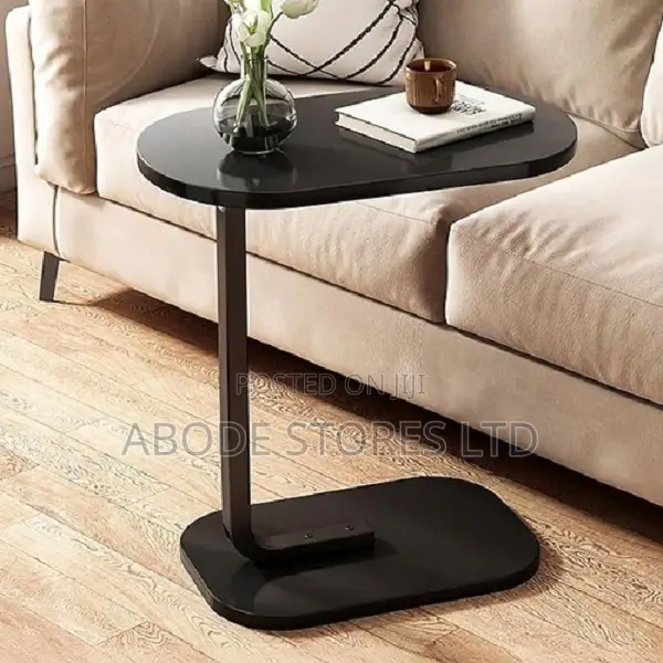 C-Shaped Minimalist Sofa Side End Table