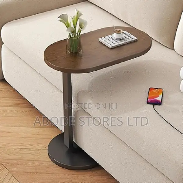 C-Shaped Minimalist Sofa Side End Table