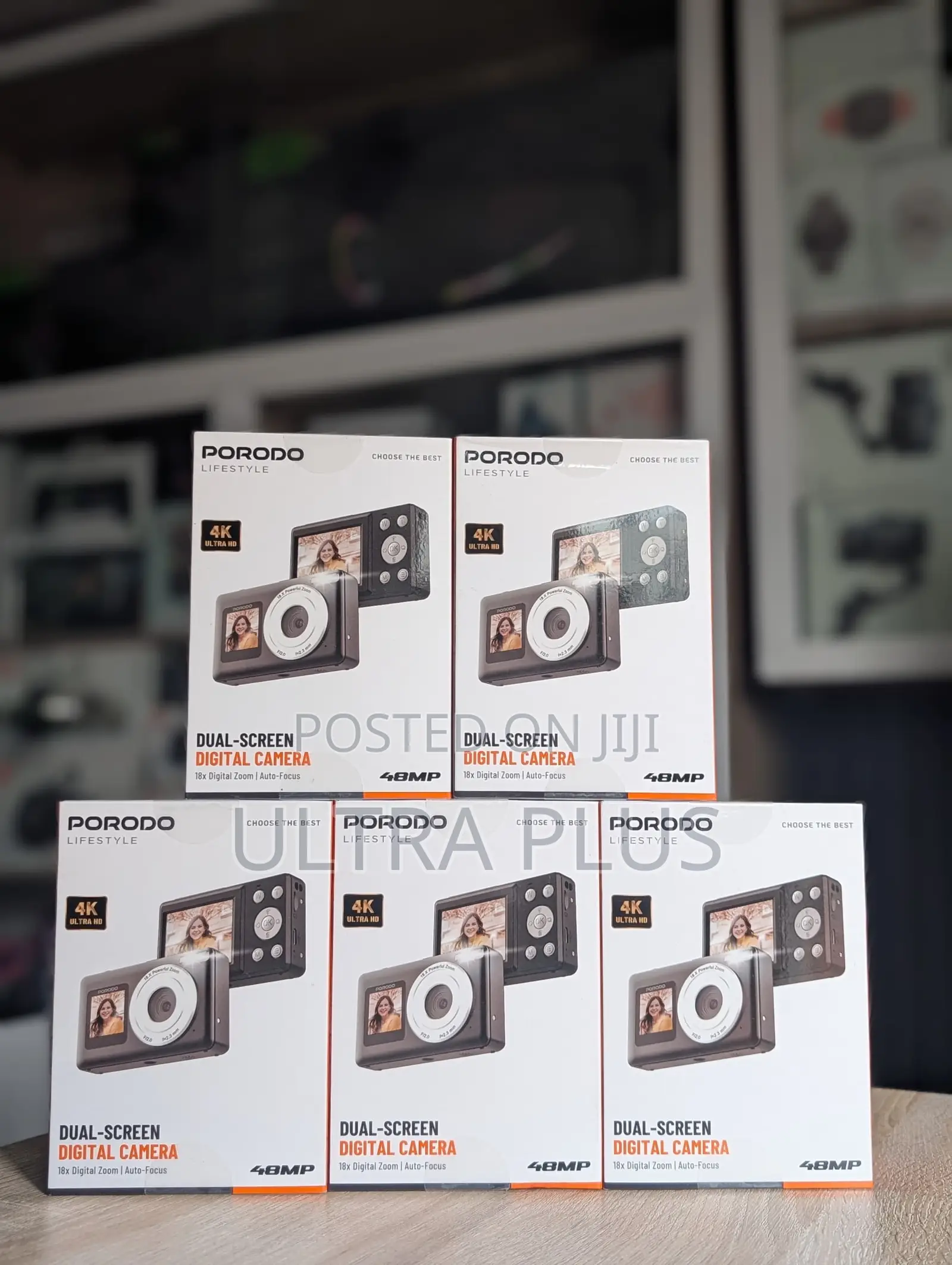 Porodo Lifestyle Dual-screen Digital Camera