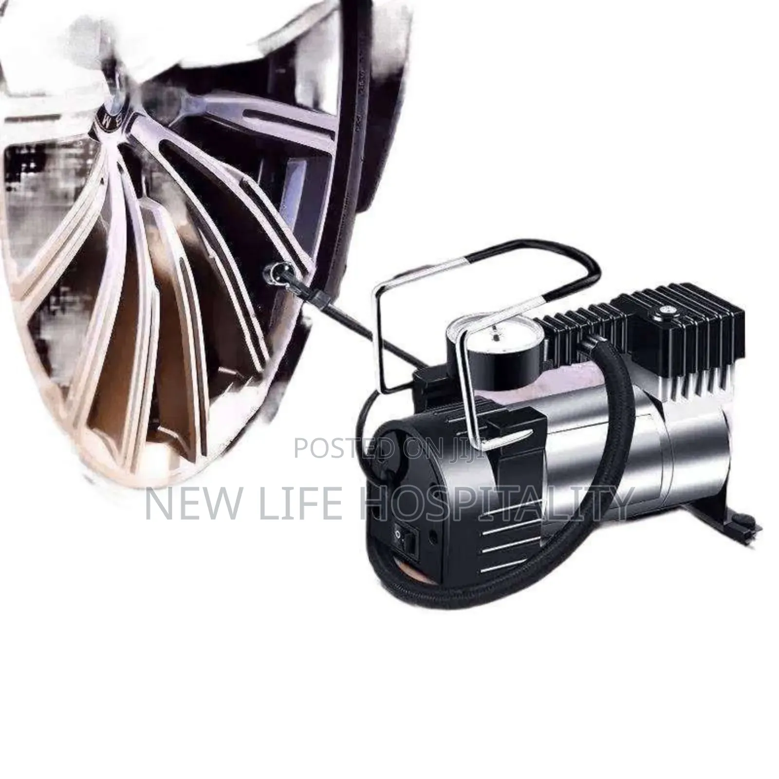 Car Tyre Pump. Portable Electric Air Pump