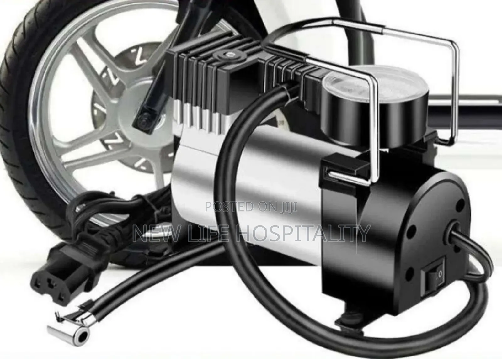 Car Tyre Pump. Portable Electric Air Pump