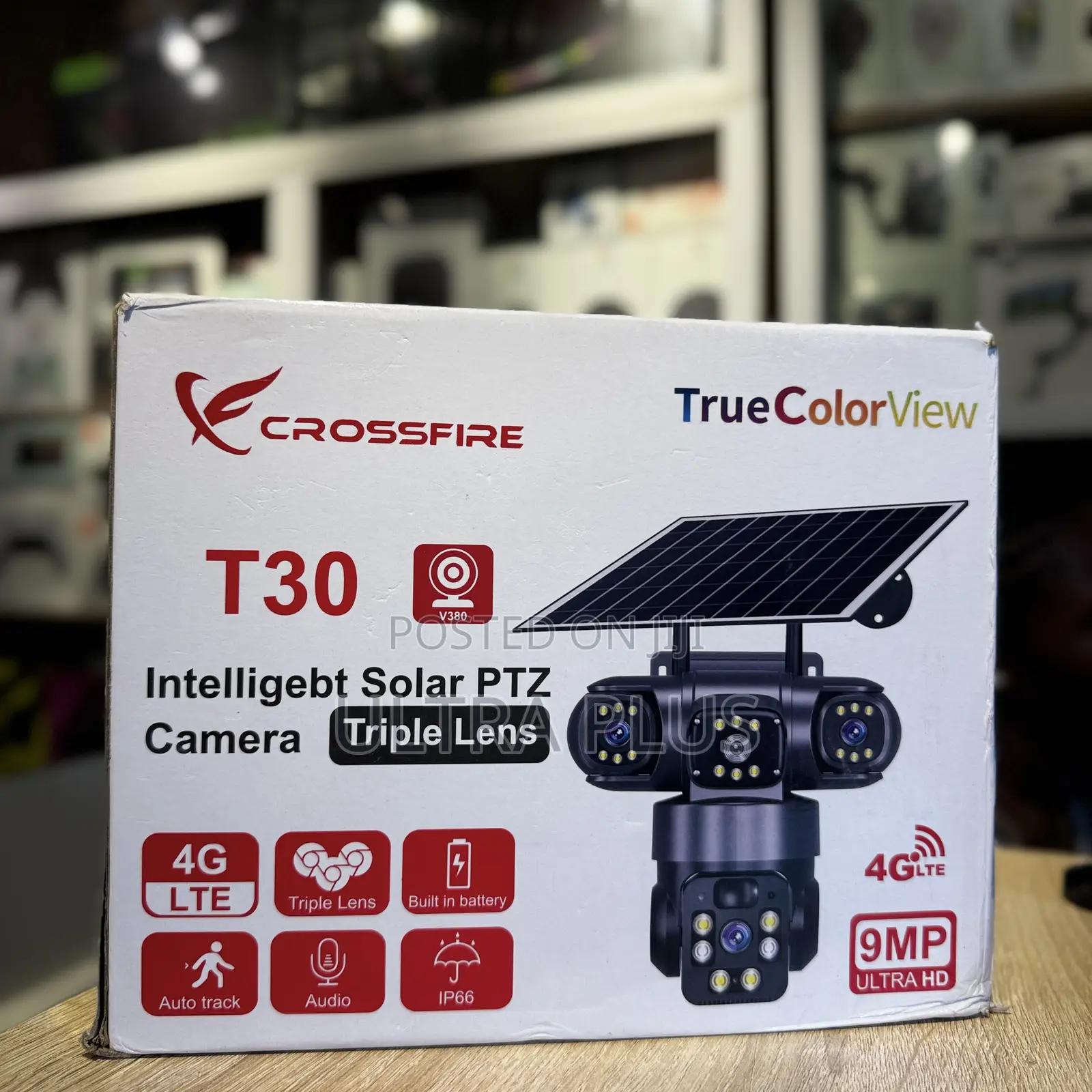 Crossfire 3-lens (Or Triple-lens) Cctv 4g Camera V380