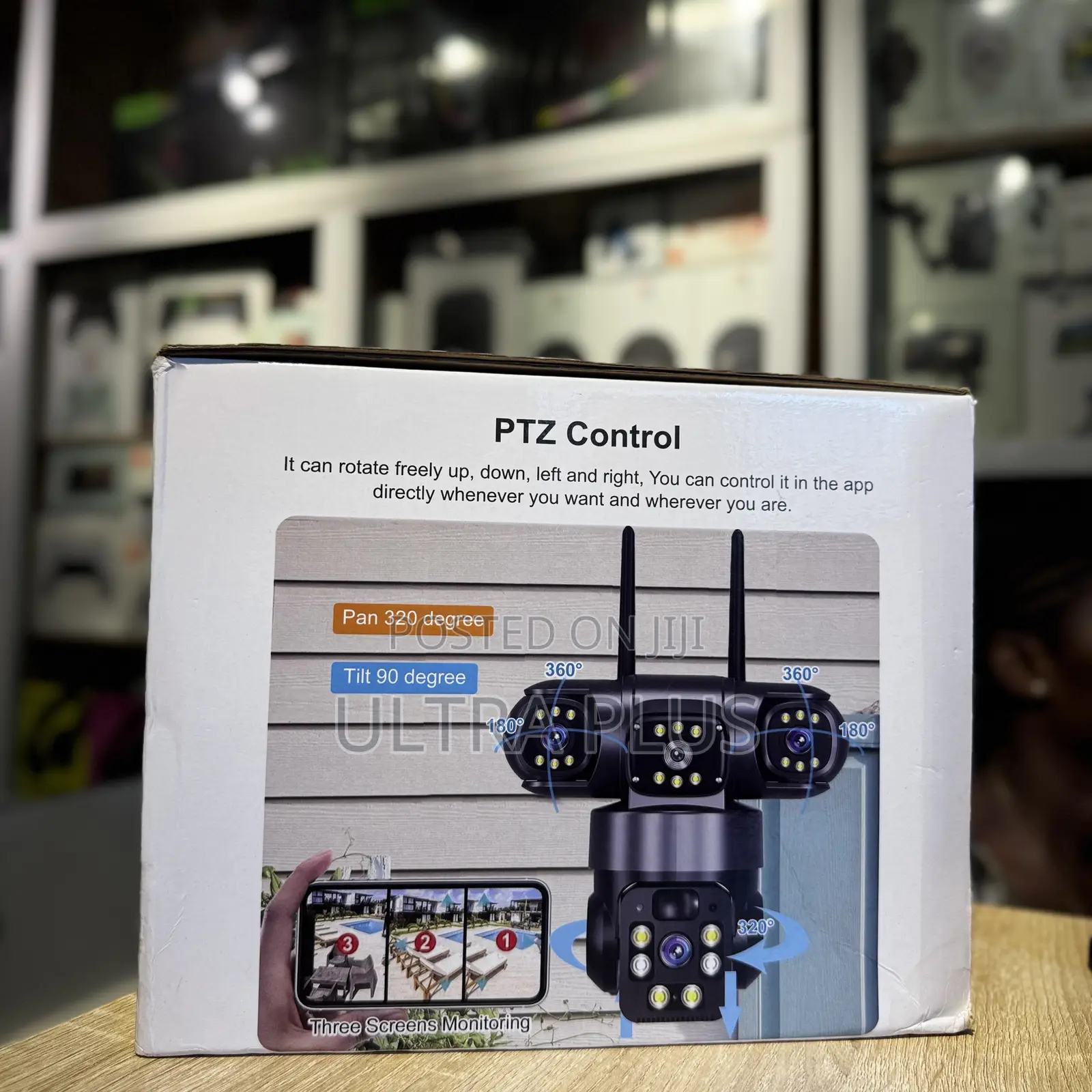 Crossfire 3-lens (Or Triple-lens) Cctv 4g Camera V380