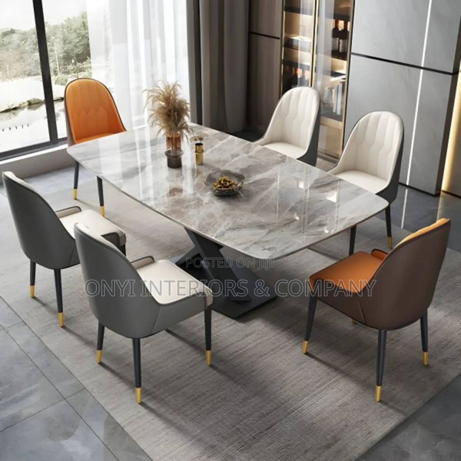 Marble Dining Table With 6 Chairs