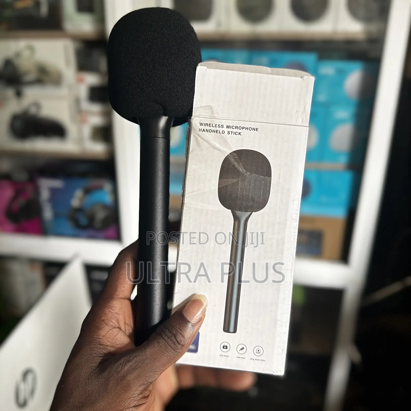 Hand Held Wireless Interview Microphone Adapter