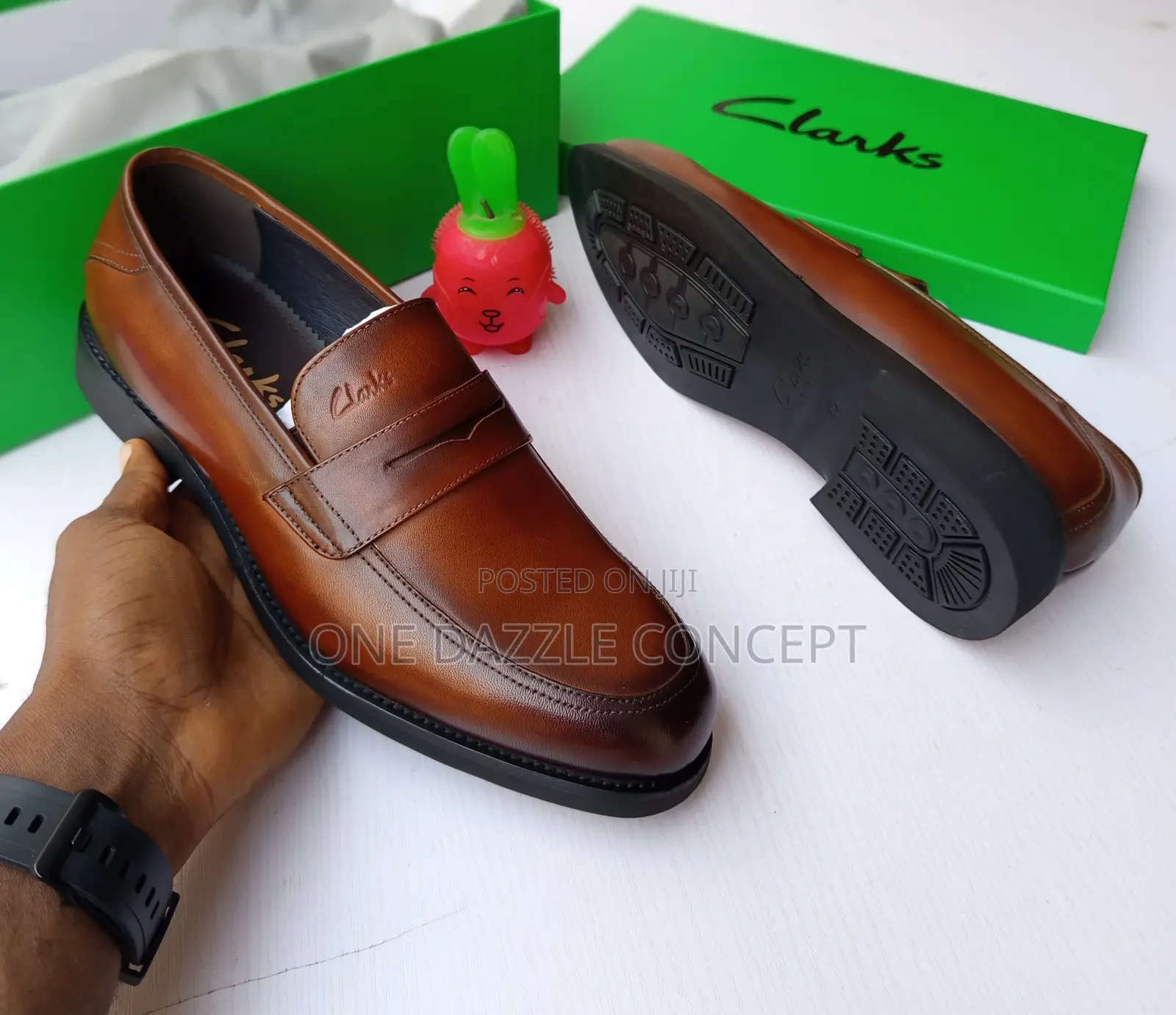 Clarks Men Leather Loafers