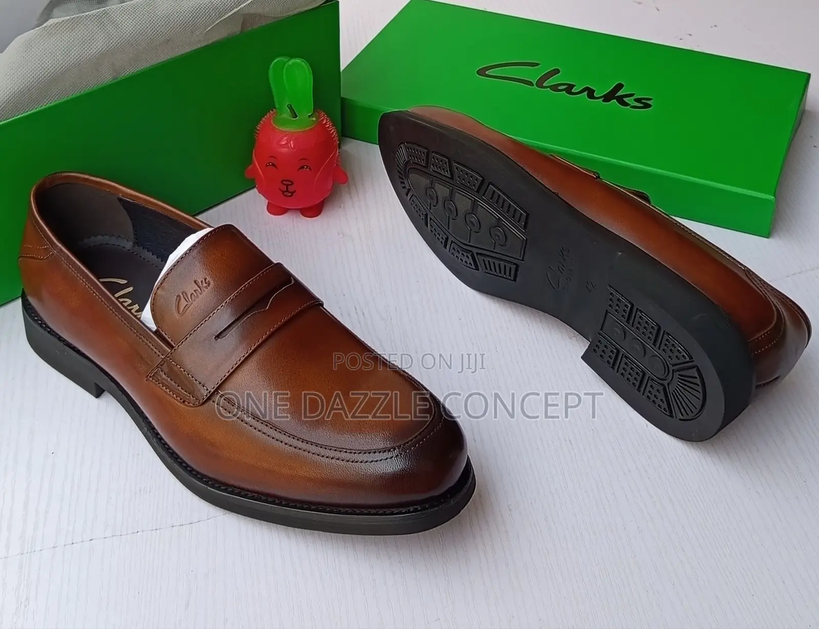 Clarks Men Leather Loafers