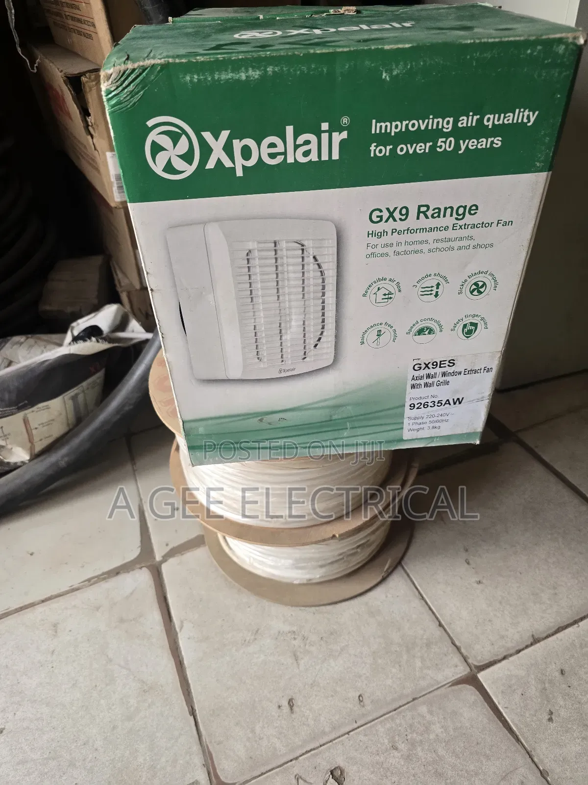 9-Inch Xpelair Fan