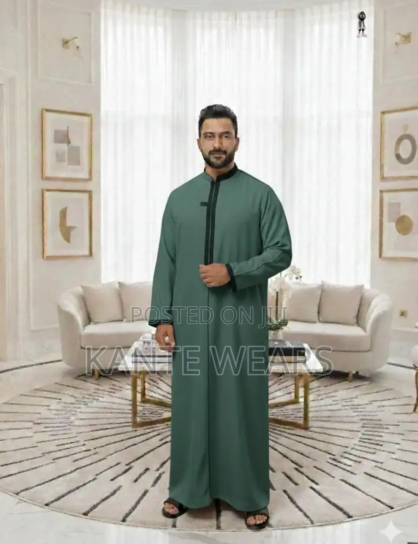 High Luxury Zip Up Dubai Jalabia