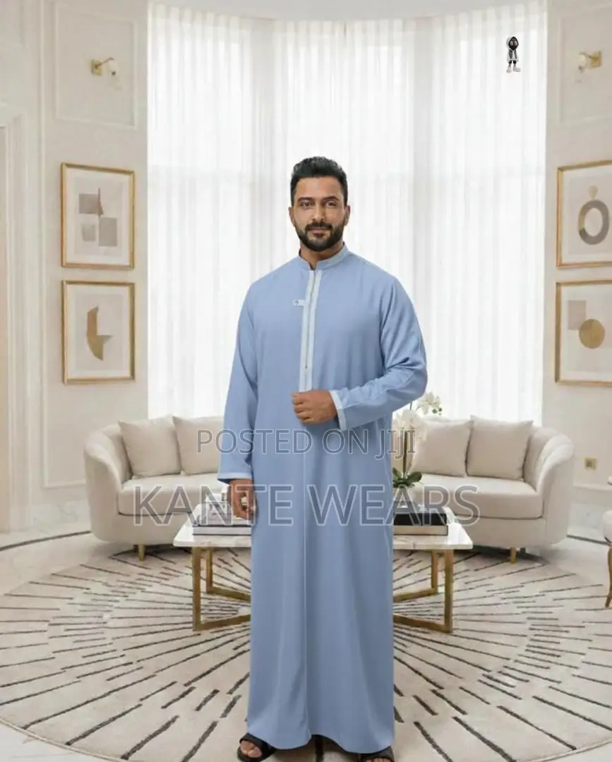 High Luxury Zip Up Dubai Jalabia