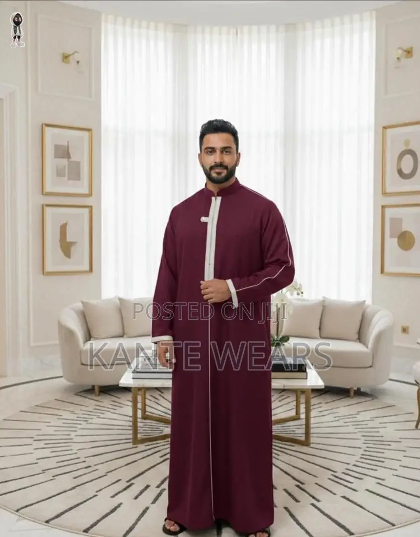 High Luxury Zip Up Dubai Jalabia