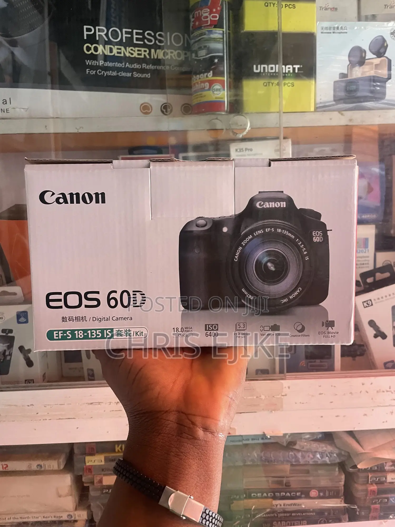 Canon Ink Cart Eos 60d DSLR Camera With 18-135mm Lens