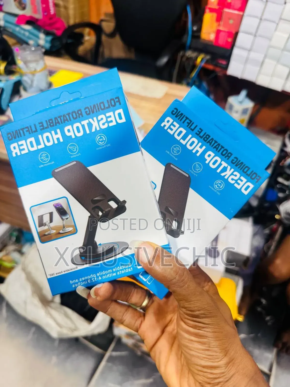Metal 360 Degrees Rotating Phone Stand