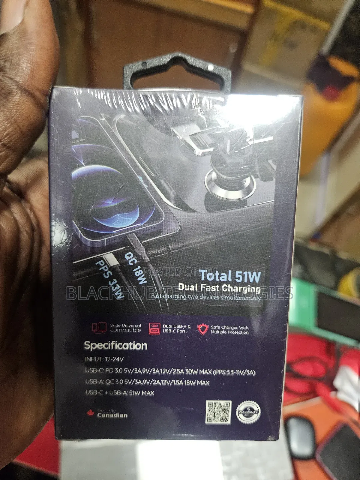 Digifon Cheetah Car 2x Dual Port 48w Charger