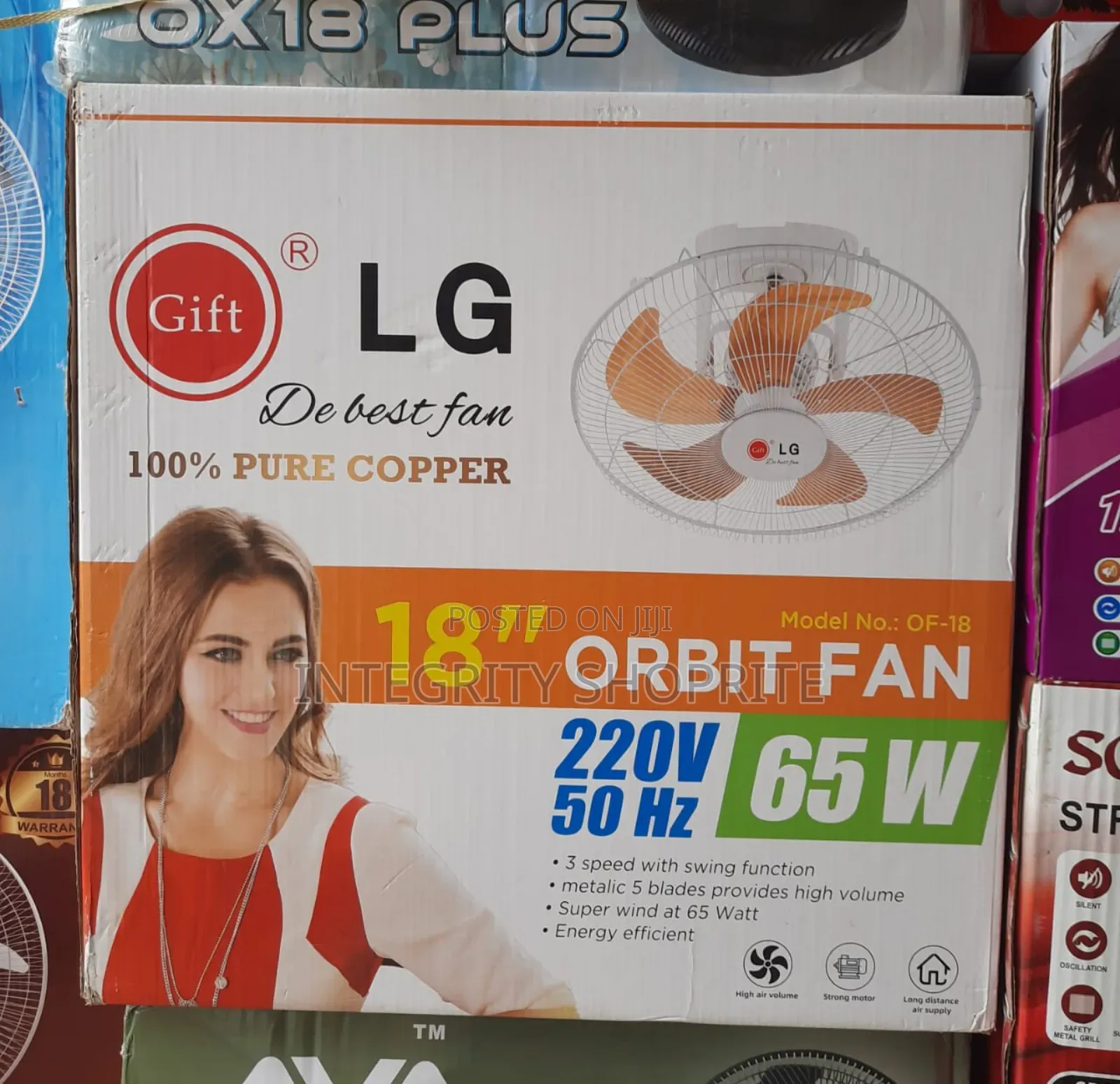 Lg 18inch Orbit Fan 65w