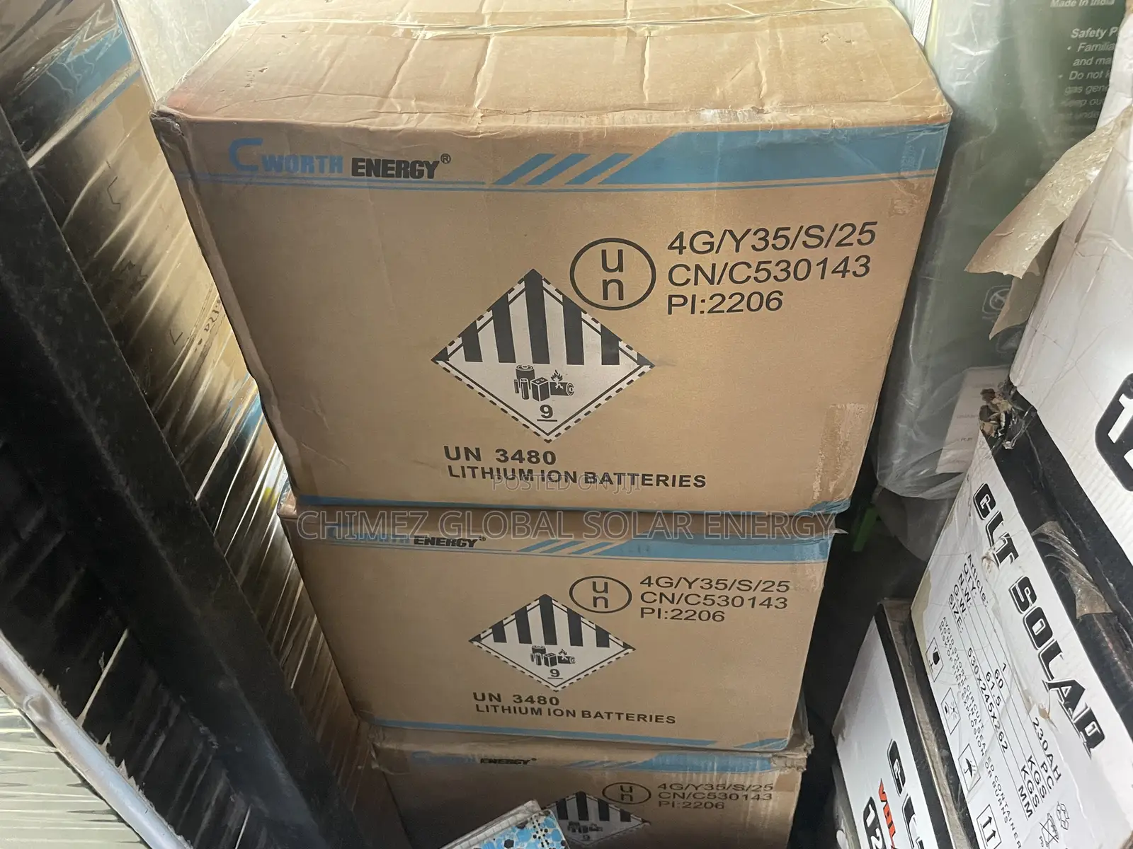 2.5kwh Lithium Battery Cworth Energy 12volts