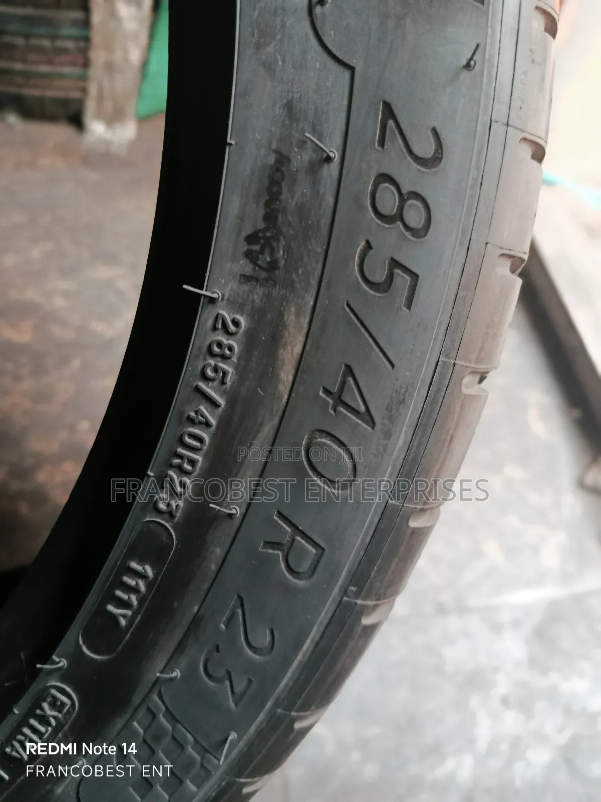 285/40r23 Michelin Tyre