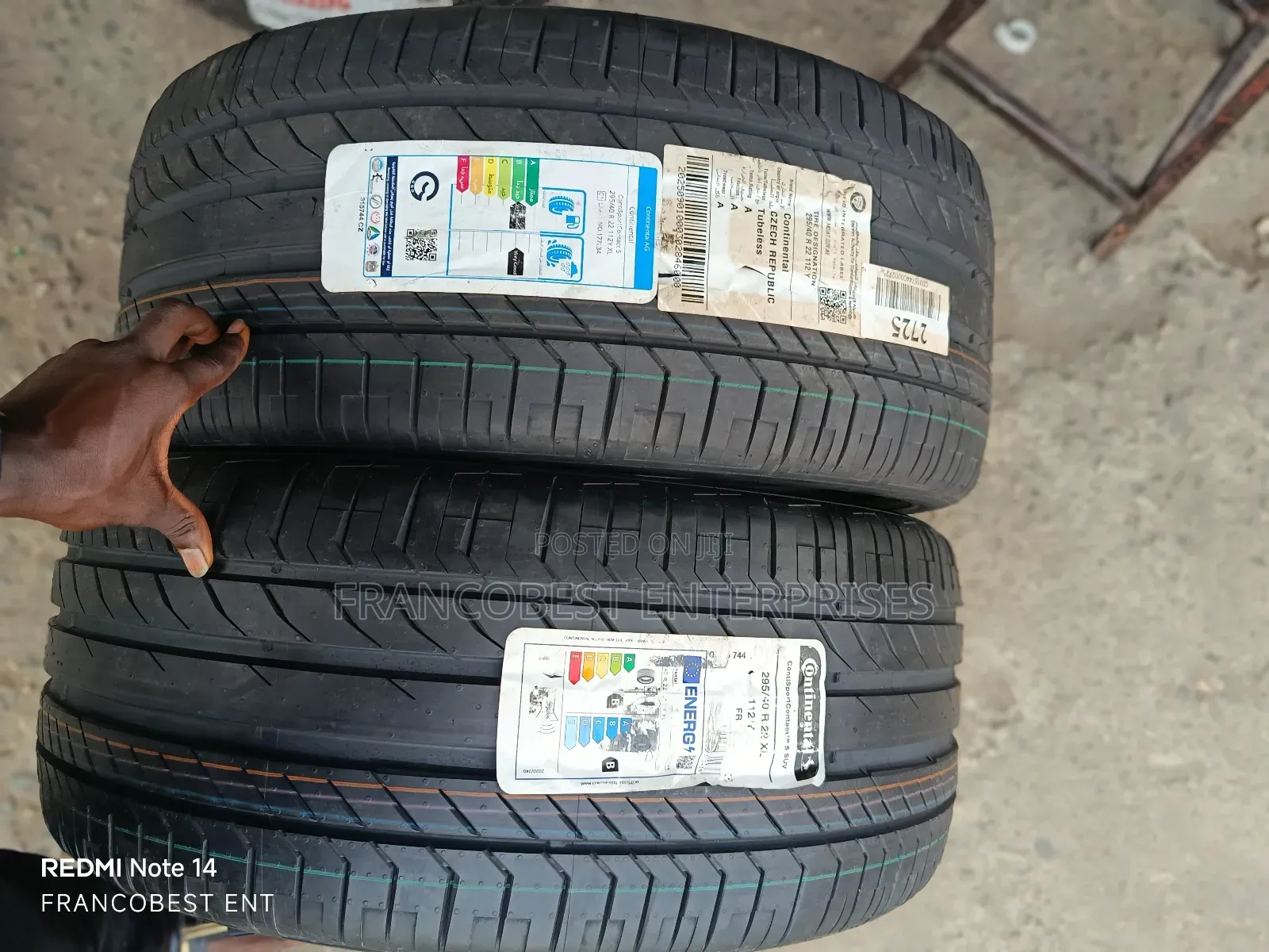 295/40r22 Continental Tire