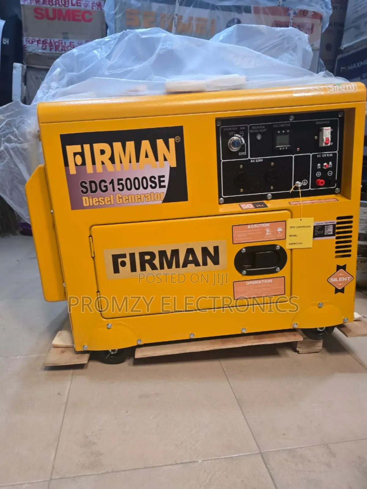 12.5kva Firman Diesel Soundproof Generator 100% Copper Coil
