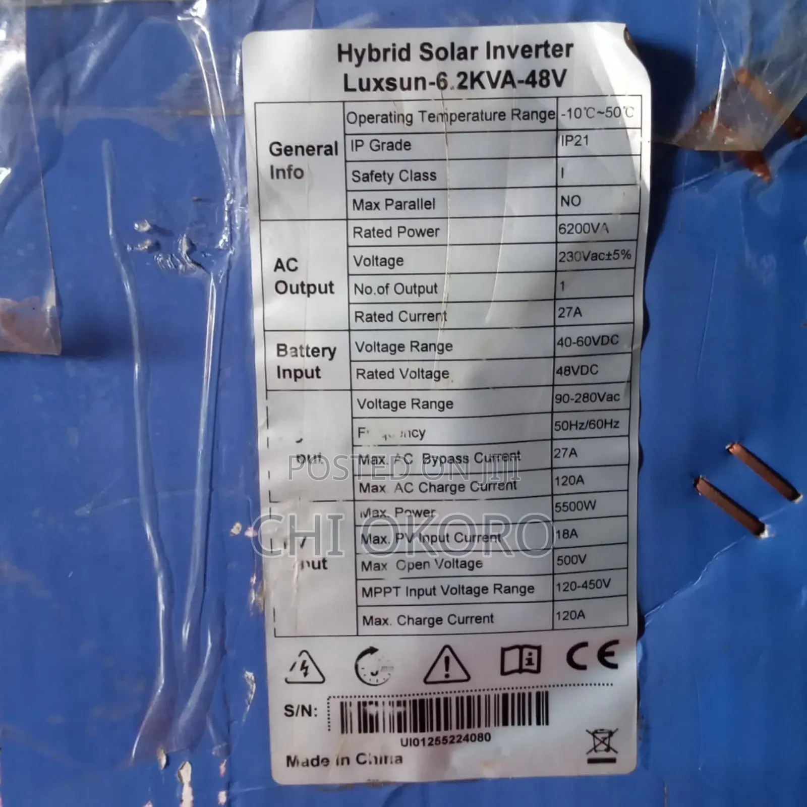 6kva Hybrid Inverter