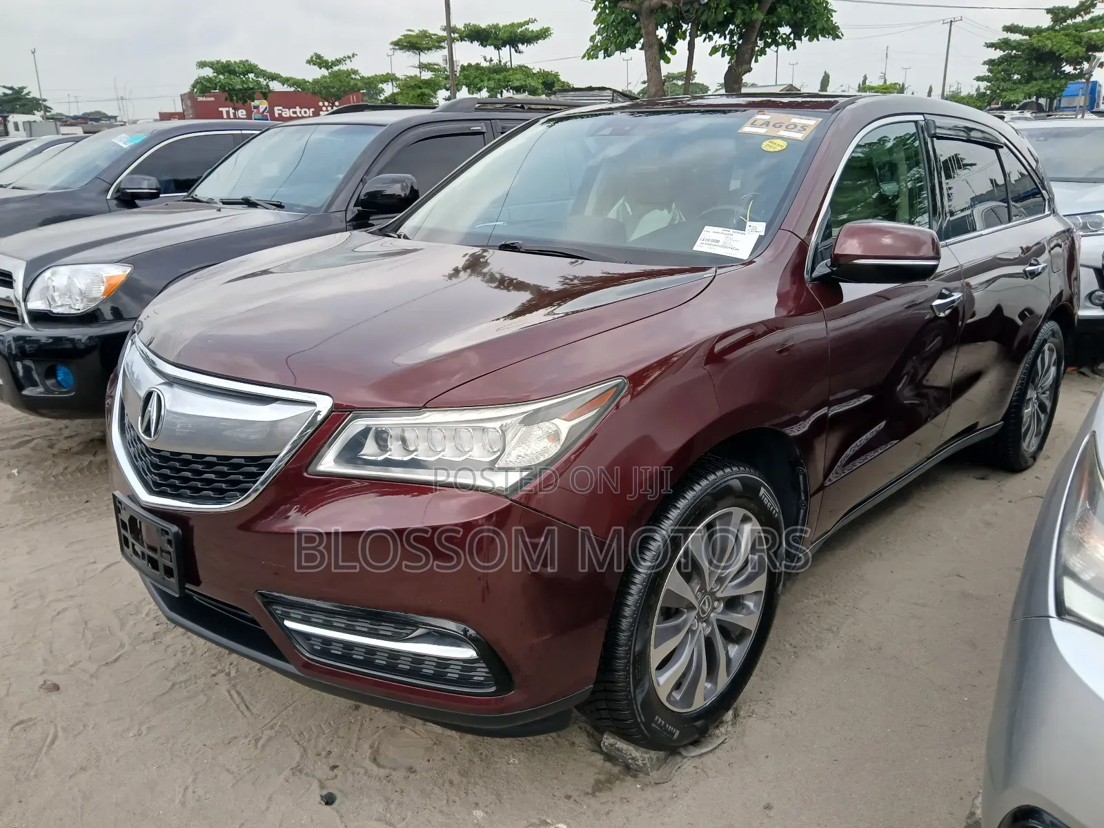 Acura MDX Advance and Entertainment Packages 4dr SUV (3.5L 6cyl 6A) Red