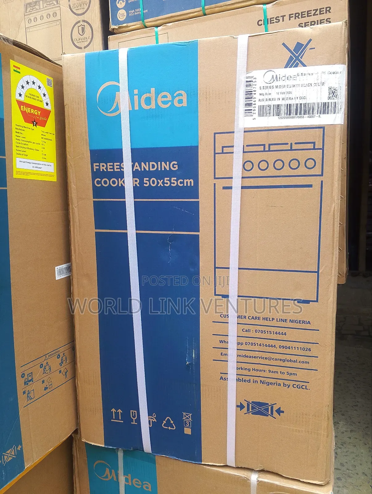 Midea Freestanding Gas Cooker 50x55cm