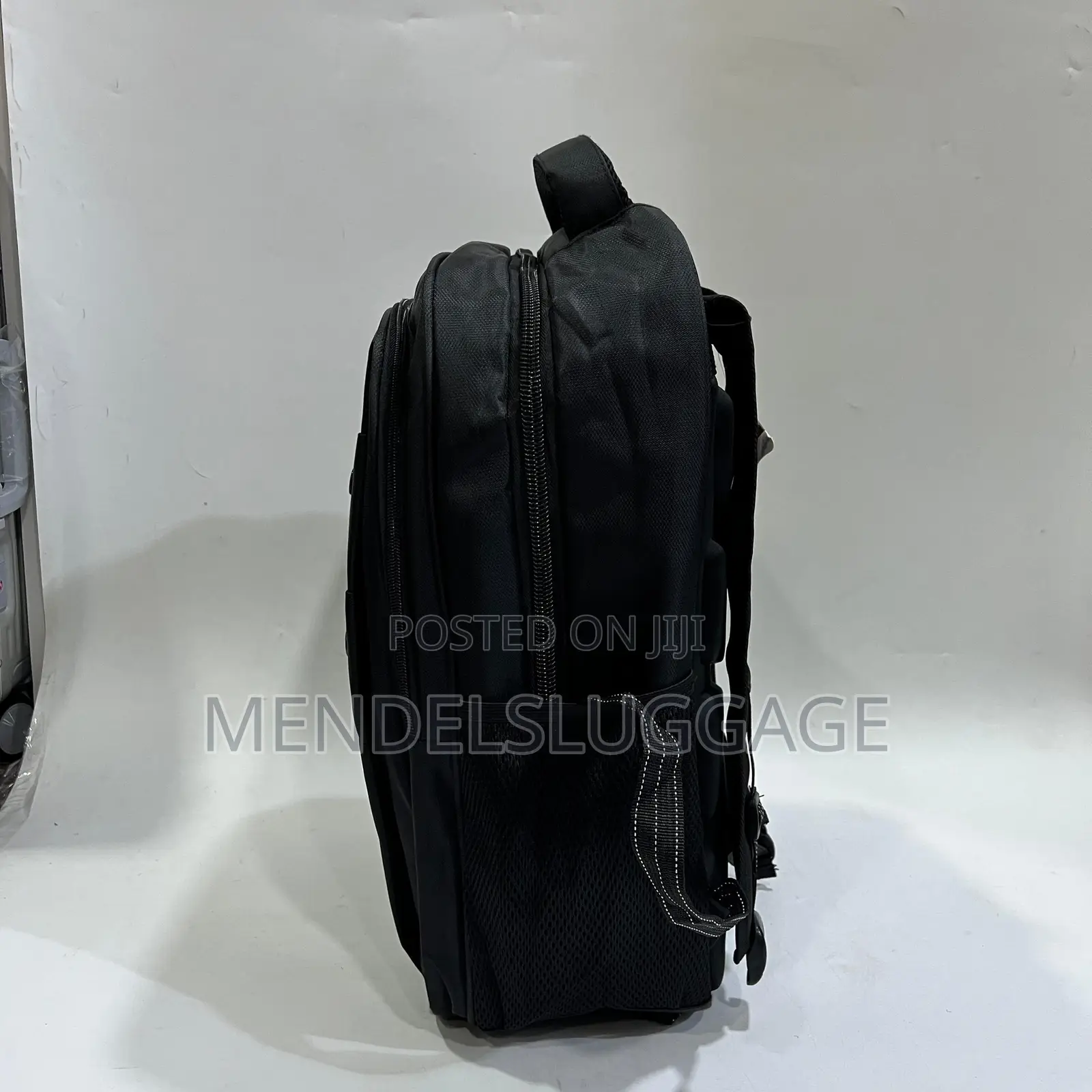 Lan Kaidi Classic Black Backpack With Stylish Accents