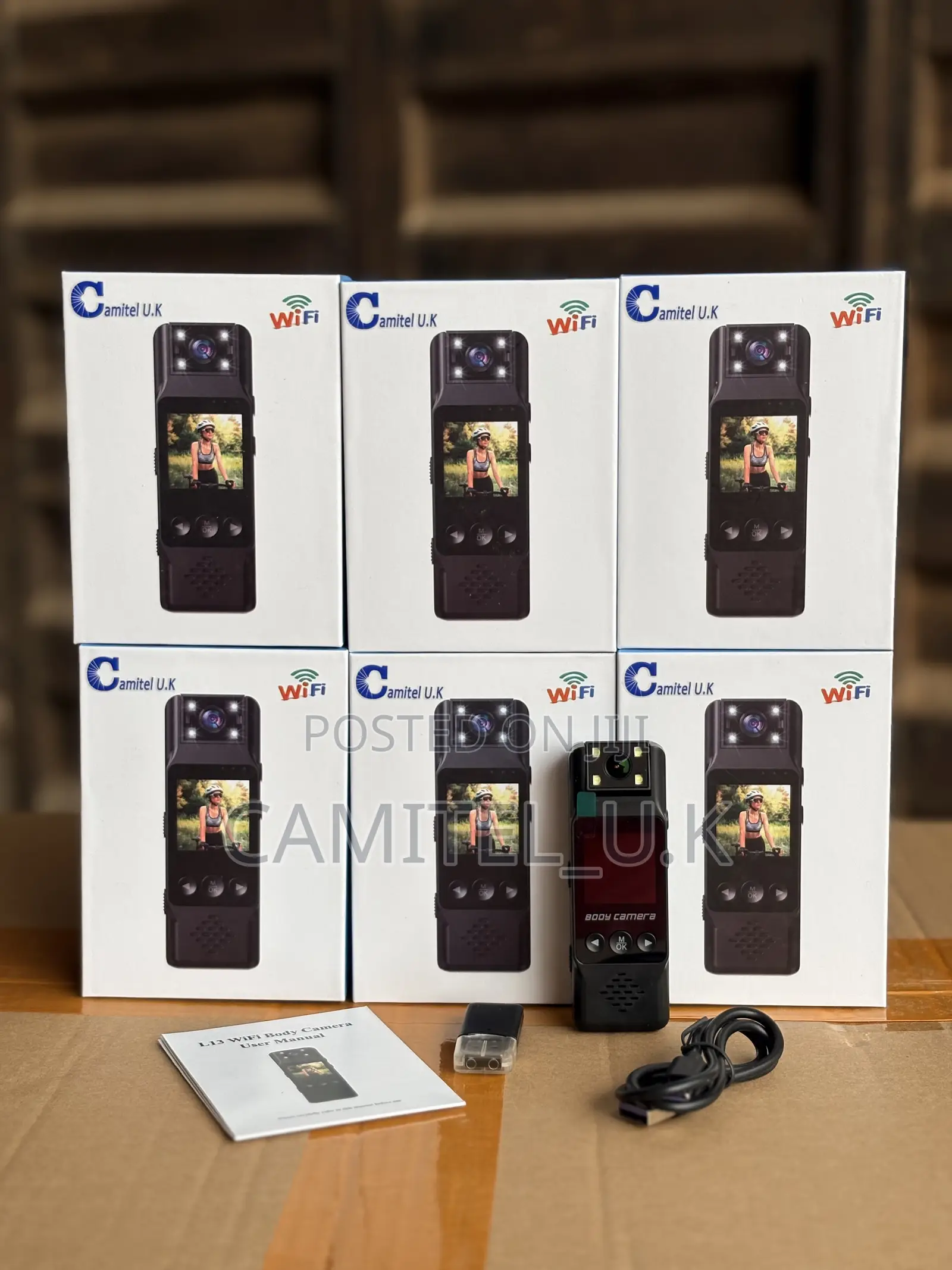 L13 Wifi Body Camera — Hd Wearable Security Recorder