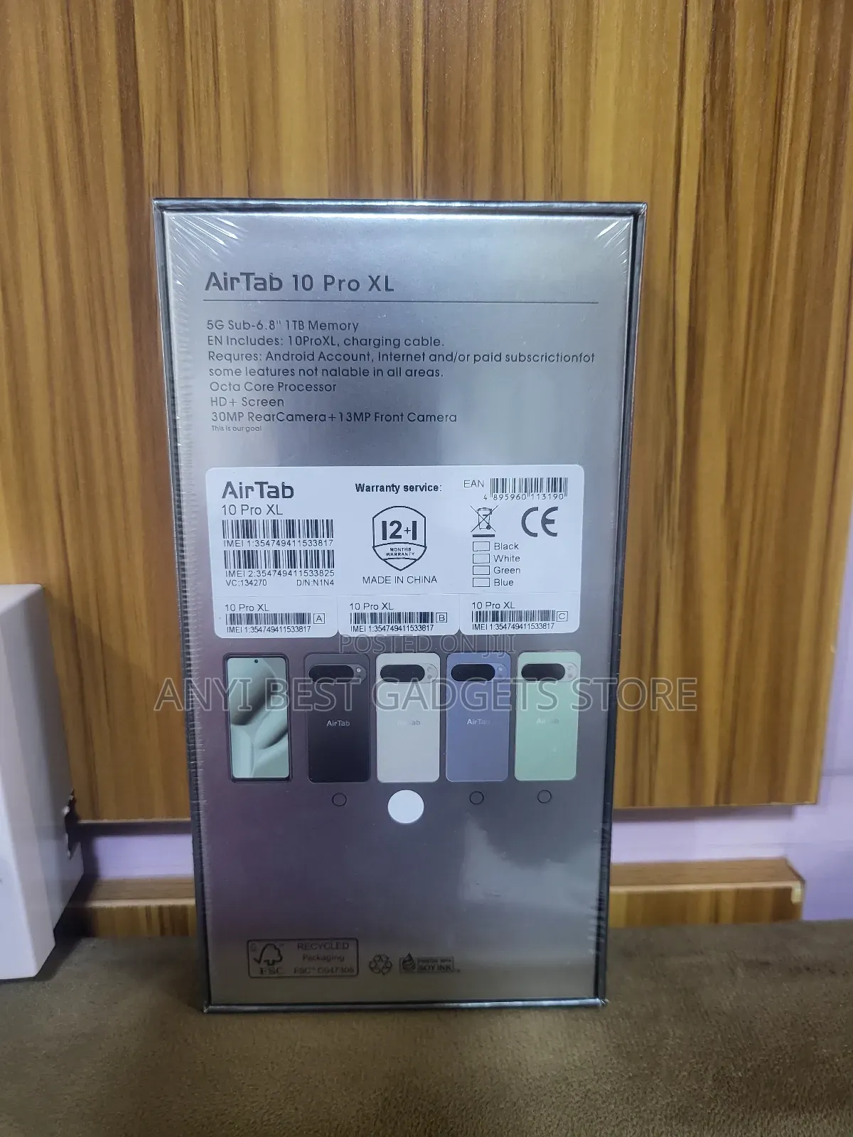 New AirTab U25 Pro 1 TB Black