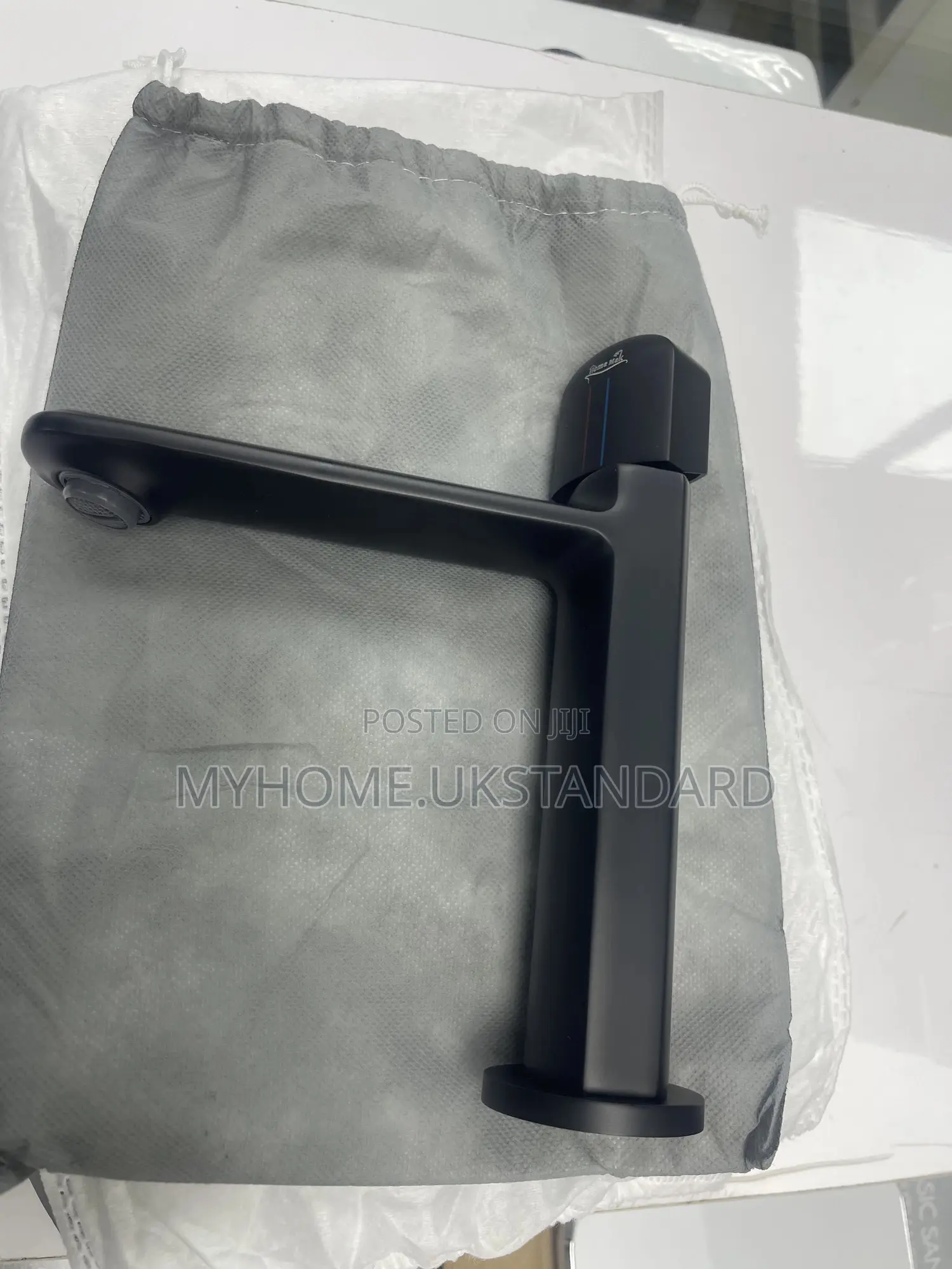 Black England Quality Basin Mixer Tap (Hot And Cold)