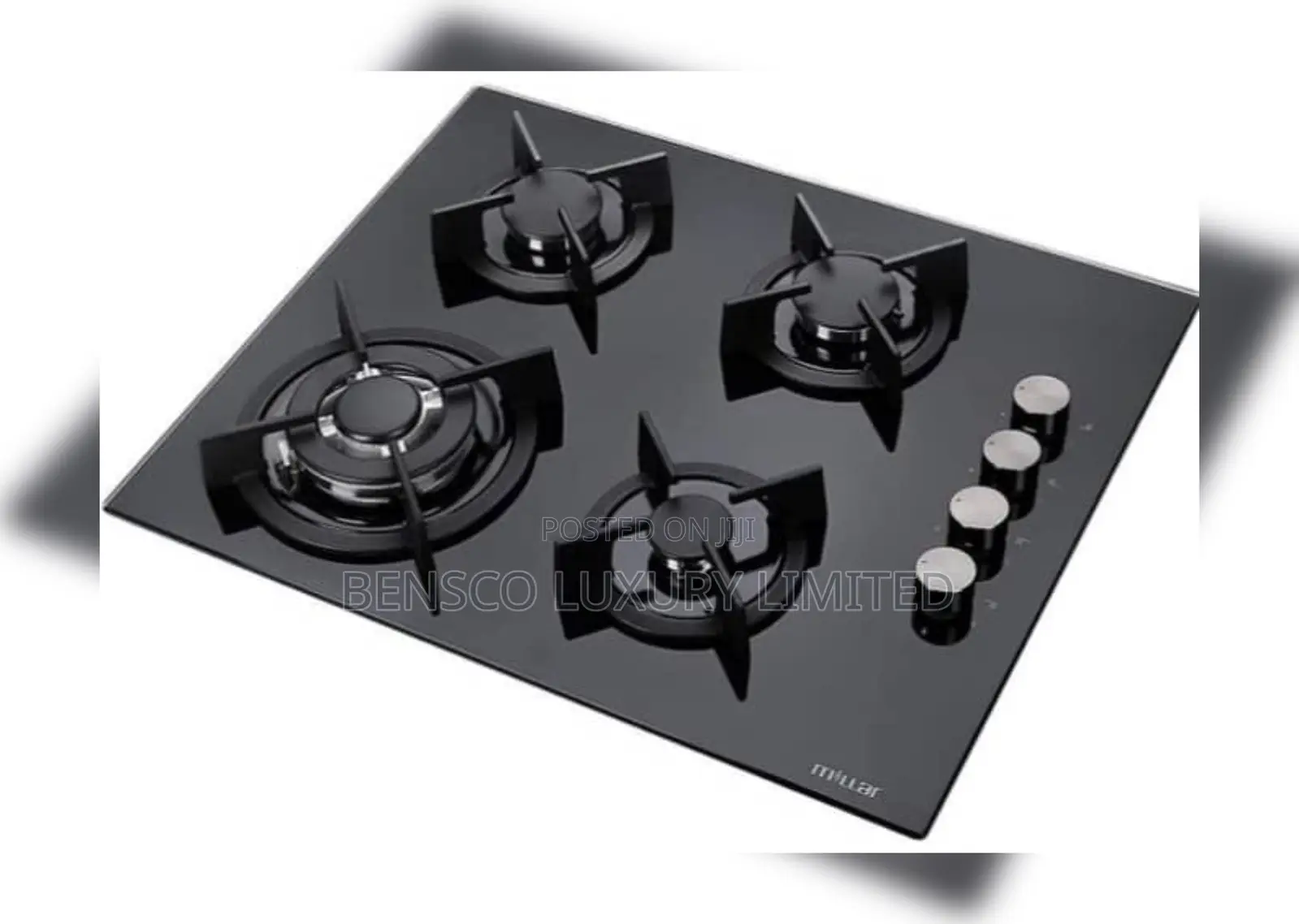 4 Burner Built-in Gas Hob Cooker | Tempered Glass | Auto Ignition