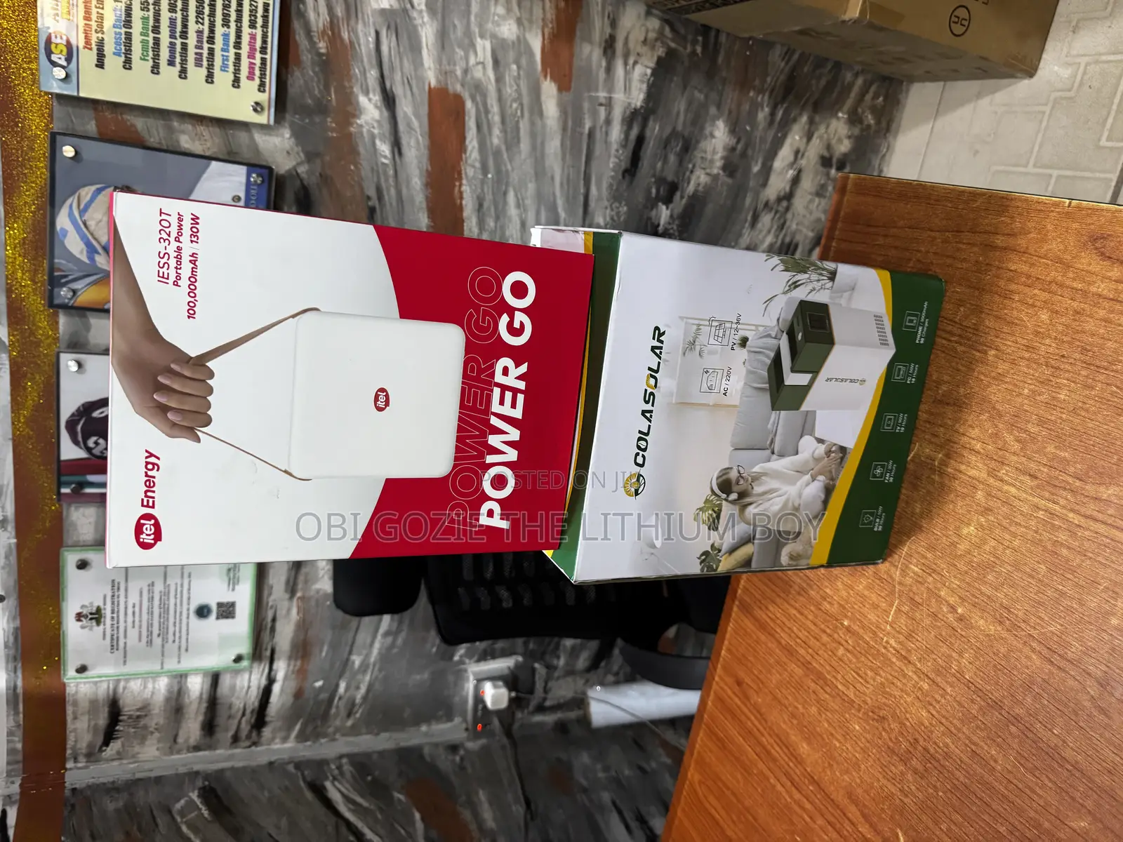 100000mah 320wh Itel Power Bank. 0nly Vendor in Lagos Alaba Market