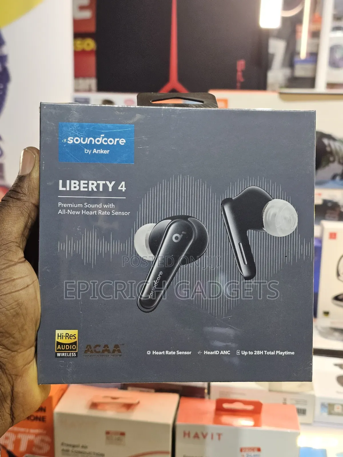 Anker Soundcore Liberty 4 Earbuds | Heart Rate Anc Hi-Res Ldac