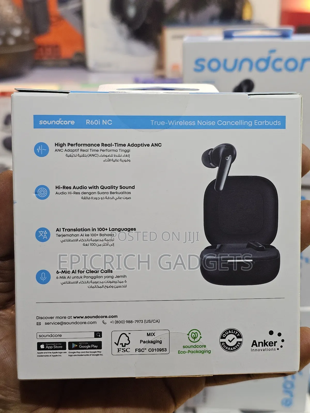 Anker Soundcore K20i Semi-in-Ear Earbuds | Bassup 36h Playtime