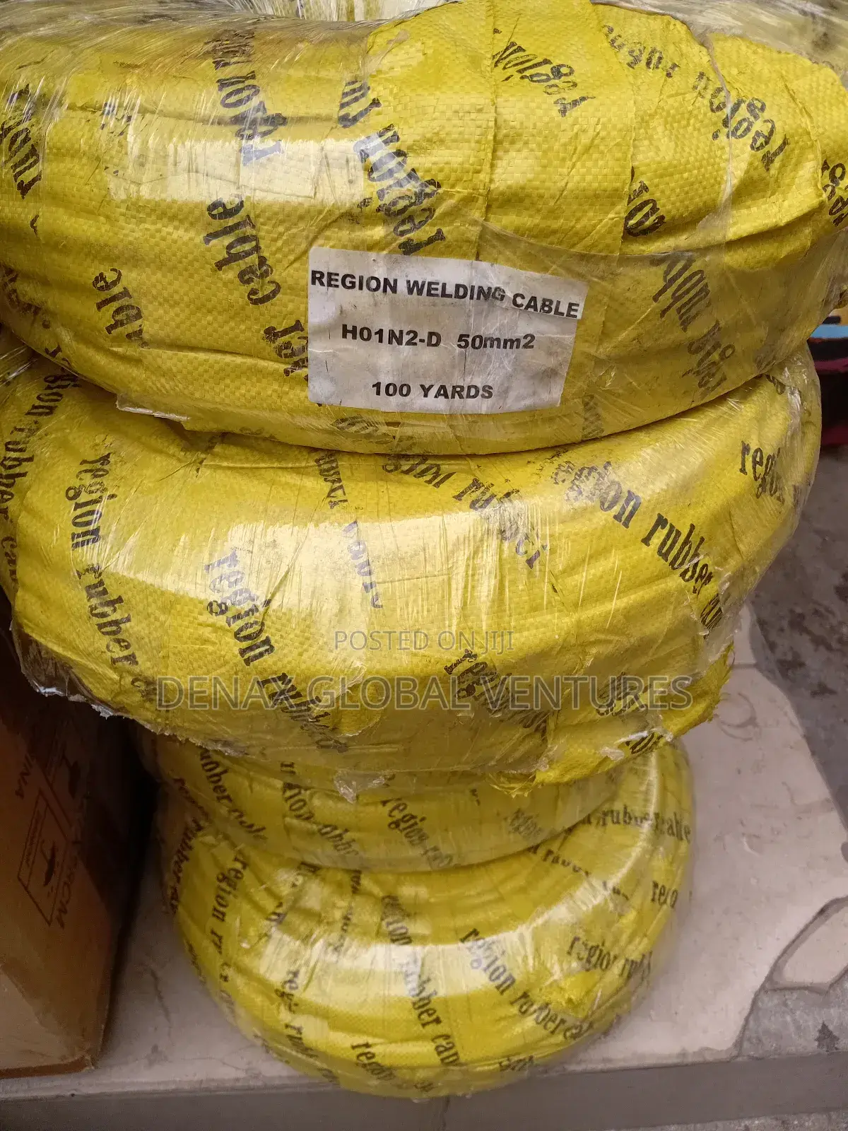 50mm Region Welding Cable (100% Copper)