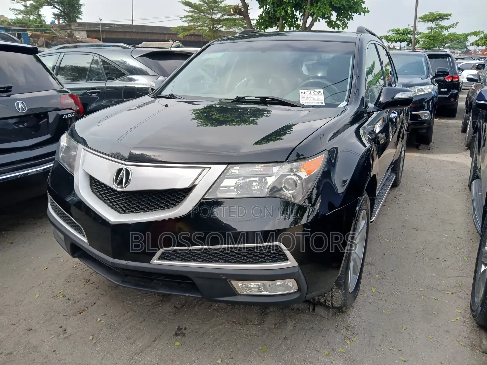 Acura MDX Advance Package SUV AWD (3.7L 6cyl 6A) 2012 Black